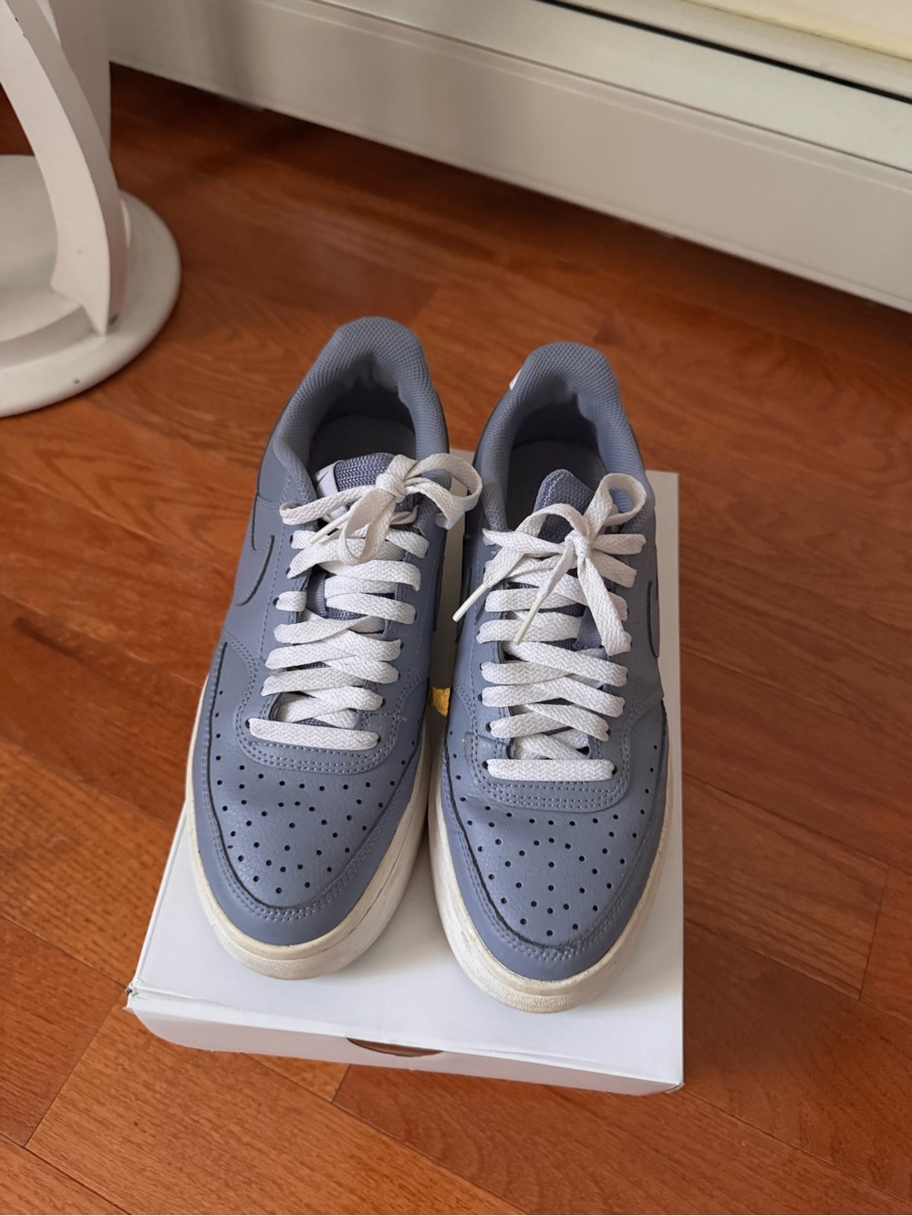 Well worn women sneakers
